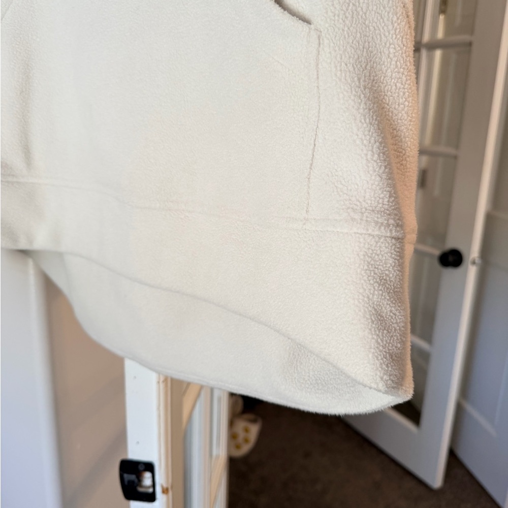 Lululemon Funnel Neck Cream Pullover (Gold Zip) - Picture 4 of 6